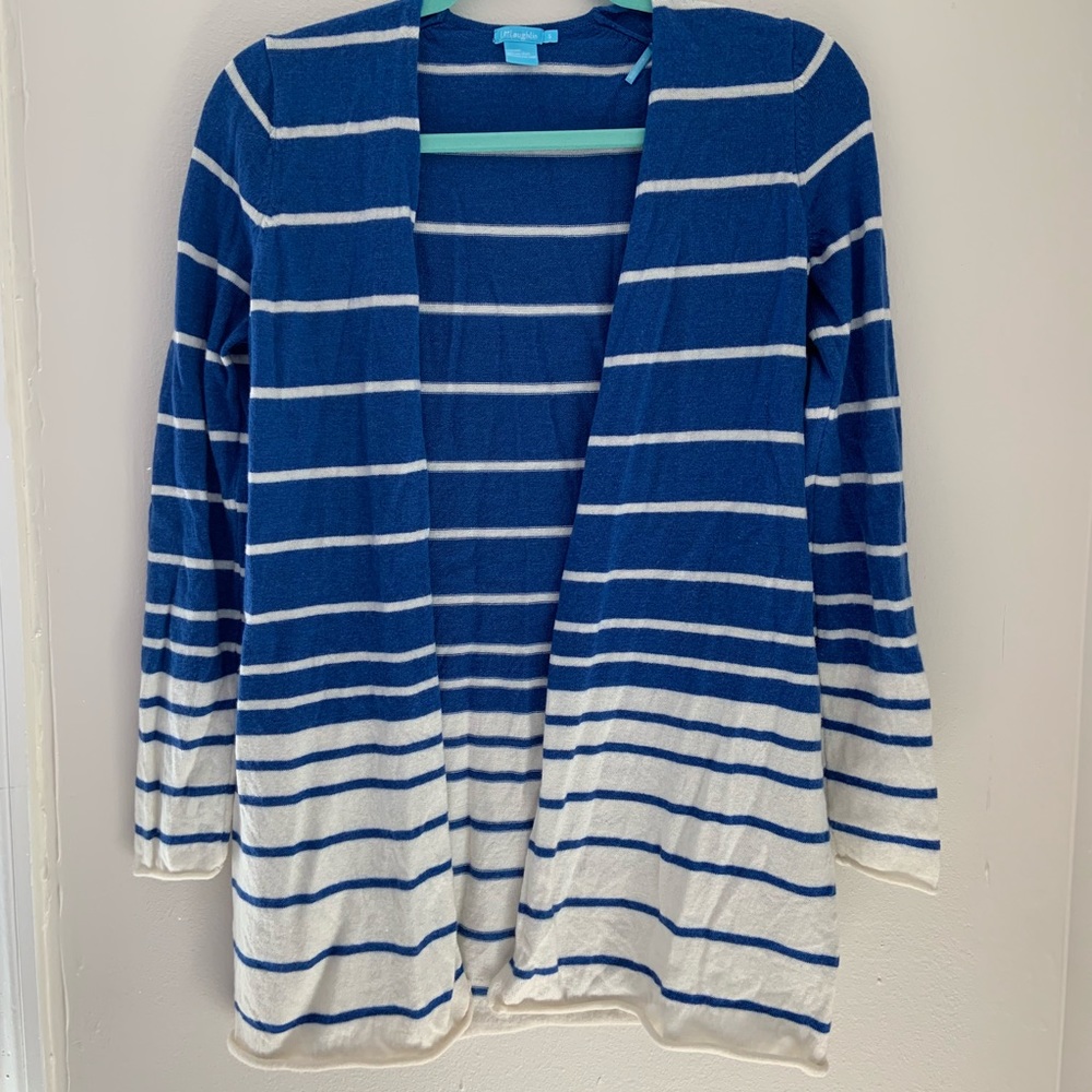 J. McLaughlin Striped Cardigan